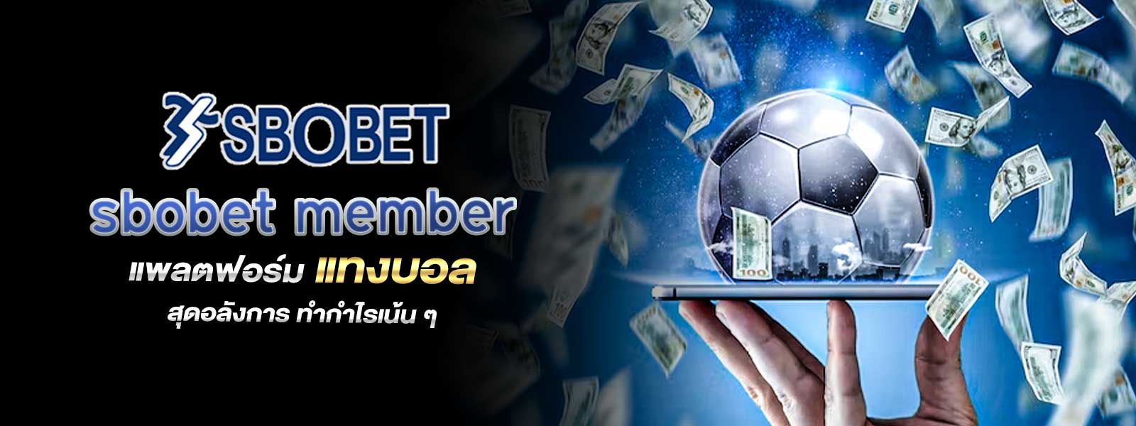 sbobet member แพลตฟอร์ม แทงบอล สุดอลังการ ทำกำไรเน้น ๆ